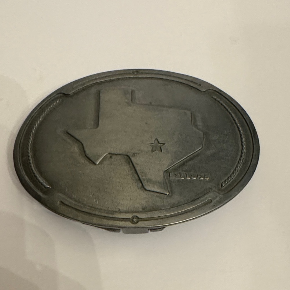 Texas State Metal Belt Buckle